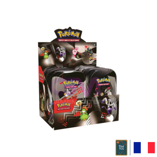 Display Mini Tins Pokemon - Foudre Noire & Flammes Blanche 10.5 (FR)