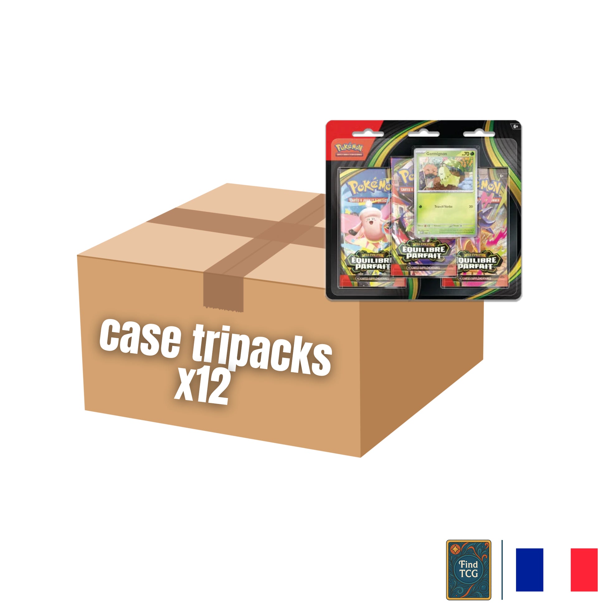 Case tripacks Pokémon - Equilibre Parfait (ME03)