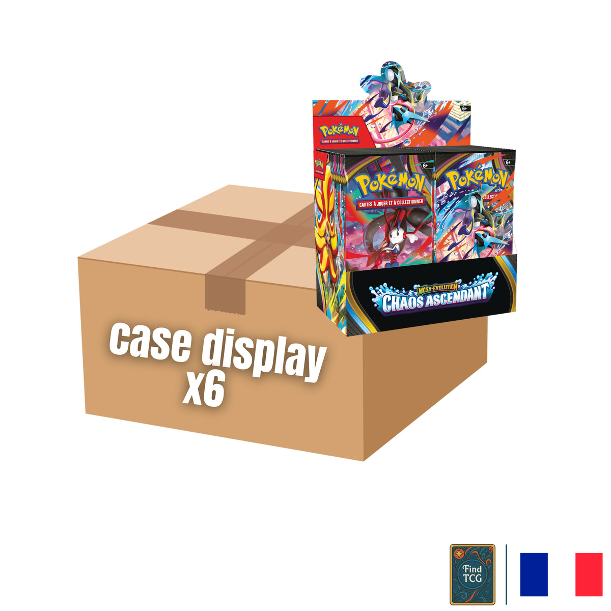 Case Display Pokémon - Chaos Ascendant (ME04) FR